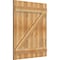Ekena Millwork Joined Board-n-Batten Shutters w/Z-Bar, Rough Sawn Western Red Cedar, 32 1/4W x 38H, PR RBJ06Z32X038RWR - alternate 5